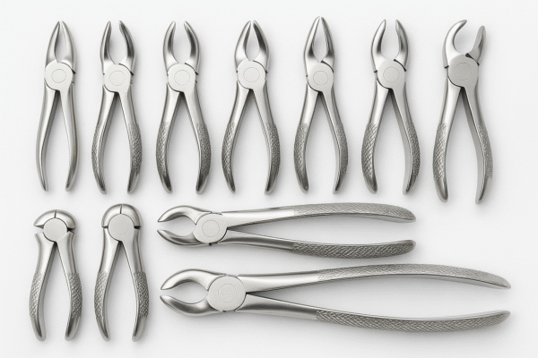 Forceps Set – Stainless Steel Surgical Instruments for Dental Extraction
