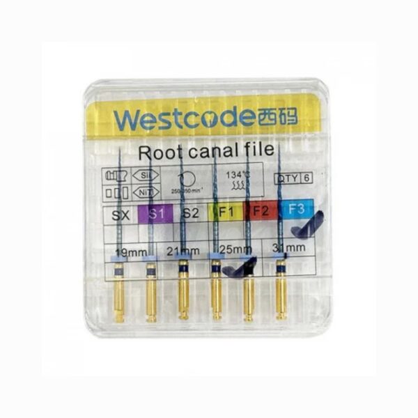 Westcode Assorted Blue & Gold Rotary Files – 21 mm & 25 mm
