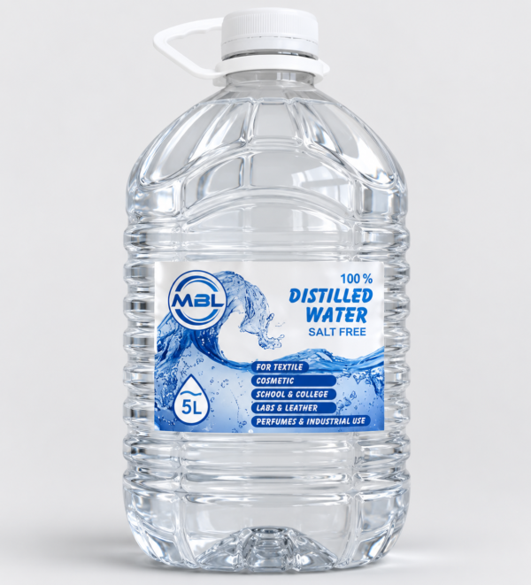 MBL Distilled Water – Salt-Free 5 Ltr.
